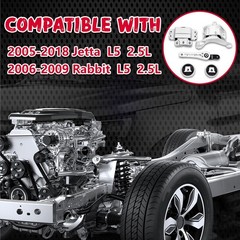 Engine Mount Kit 5pc Compatible VW Jetta Rabbit 2.5L