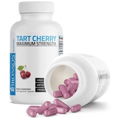 Bronson Tart Cherry Maximum Strength 7600 mg, 180 Vegetarian Capsules