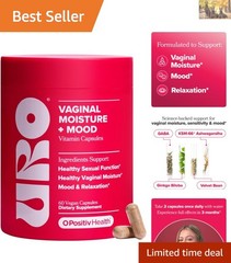 URO Vaginal Moisture & Mood Supplement – Enhances Comfort & Relaxation (60 Caps)