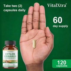 2500mg Ceylon Cinnamon,Chromium,Biotin 30~120Caps for Metabolic&Immune Support