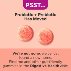 OLLY Probiotic + Prebiotic Fiber Gummy, Digestive + Gut Health Supplement for Ad