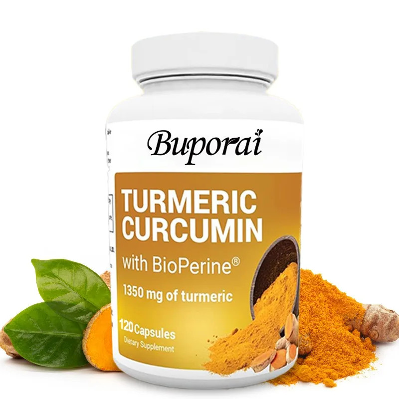 Turmeric Curcumin 120pcs, Increase Cellular Energy,Promote Joint & Muscle Health