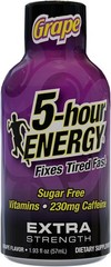 5-hour ENERGY Shot,Extra Strength Grape,1.93 Fl Oz (Pack of 24)