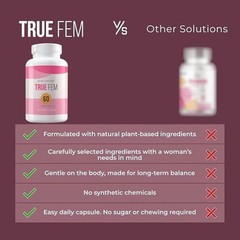 13-in-1 Vitamin ??Truefem 13-in-1 Capsules Vegan, Non-GMO ?C Botanical Blend