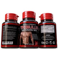 TRIBULUS TERRESTRIS 7500mg EXTRACT 96% SAPONINS BIG MUSCLE BODYBUILDING PILLS