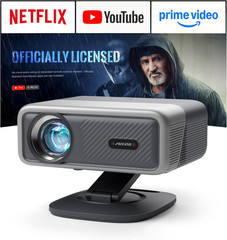 [Now with Netflix & 4000 ANSI] 4K Projector with Wifi and Bluetooth,Tof Real-Tim