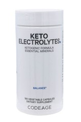 Codeage Keto Electrolytes Balance 190 Capsules EXP 09/28/2027 Keto Mineral Supp