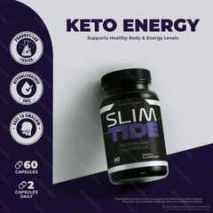 SlimTide Capsules, Slim Tide Weight Loss Support Pills & Energy Supplement 60ct