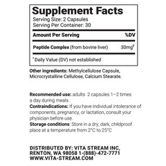 Liverra – Liver Peptide Bioregulator 30 & 60 Capsules – Free Shipping