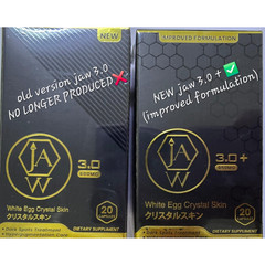 💯 ORIGINAL HQ JAW WECS WHITE EGG CRYSTAL SKIN DIRECT MALAYSIA AUTHENTIC NEW 🔥