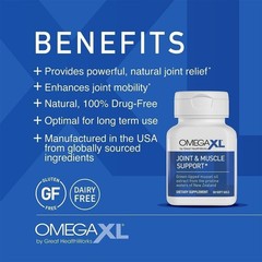 3Pack XL 120 Capsules-Green Lipped Mussel O-3 Joint Relief Supplement