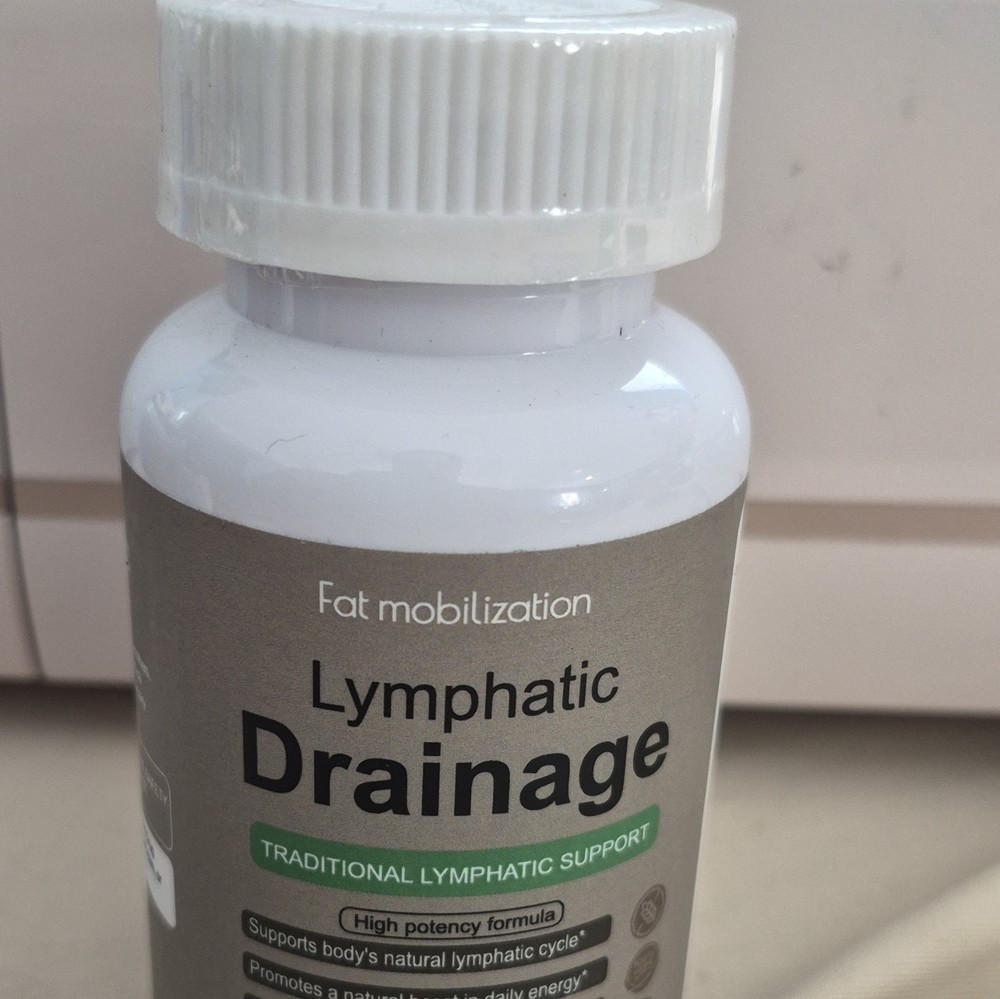 Lymphatic Support Supplement Capsules 60 Count Adult Unisex Morning/Night