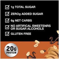 KIND, Gluten Free, Protein MAX, Crispy Chocolate Peanut Butter Protein Bars, 4 C