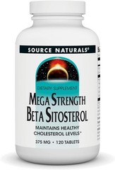 Source Naturals Mega Strength Beta Sitosterol 375 mg 120 Tablets