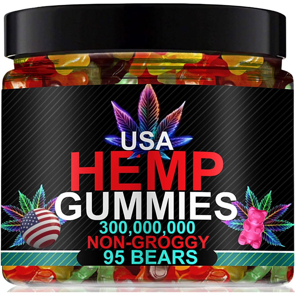 Deep Sleep Gummy Bears -Premium Gummies-Calm, Stress, Relax, Anxiety-Made In USA