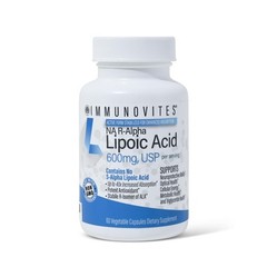 Stabilized R-Alpha Lipoic Acid ((True)) 600mg per Serving [[High Potency & up to