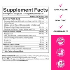 Vaginal Moisture & Libido Enhancer for Women – Hormone Balance, Mood Boost, 60CT