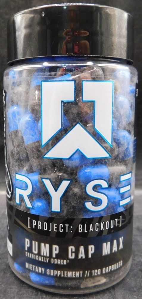 Ryse Pump Cap Max Pre-Workout Supplement 120 Caps Exp: 9/27