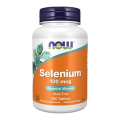NOW Foods Supplements, Selenium 250 Count (Pack of 1), White