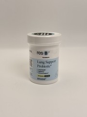 resB Lung Support Probiotic Lactobacillus Holy Basil Turmeric 60 Caps Exp 06/20…