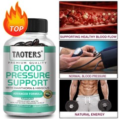 Premium Blood Pressure Support Supplement – Supports Heart Health – 120 Capsules