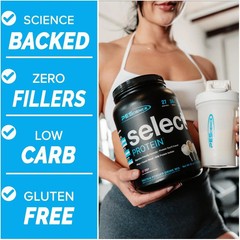 Pescience Select Protein Powder, Whey and Casein Blend, Lean Protein Powder for