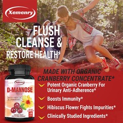 D-Mannose Capsules 1400mg-Support & Cleanse,Bladder Health,Support Immune System