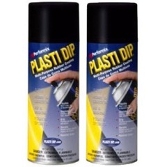 2 Pack Black Rubber Coating Spray 11oz – Multi-Purpose Protective Finish