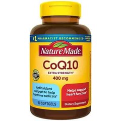Nature Made CoenzymeQ10 Softgels, 400 mg, 90 ct. FREE SHIPPING