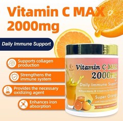 Vitamin C Powder Ascorbic Acid, Non-GMO, Dietary Supplement, 16oz