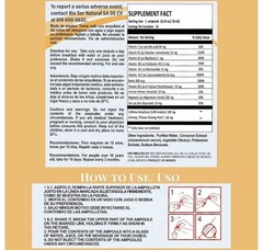 10en1 B Complex, Complejo B 1000 Shot | Multi-Vitamins,Calcium, L-Lysine neuro