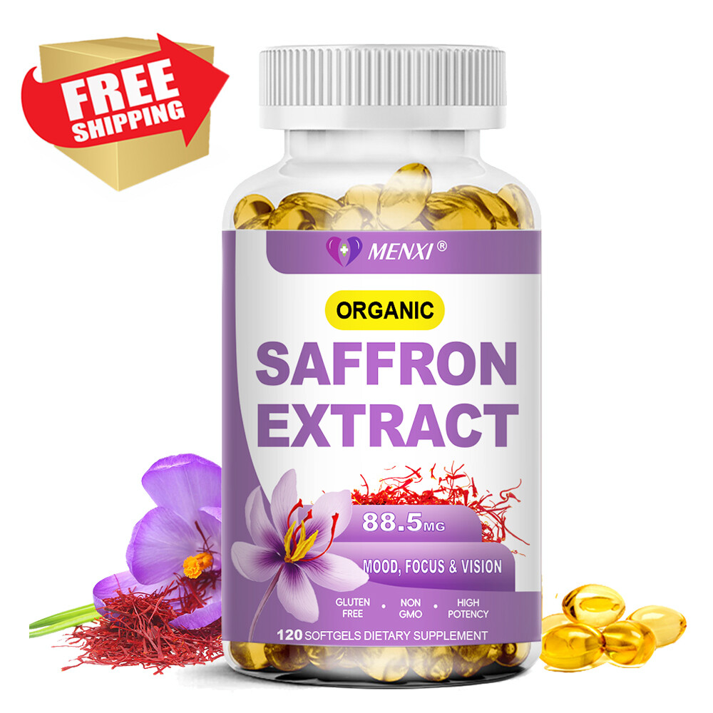 Pure Saffron Extract 88.5mg-Supports Healthy Weight Loss-120 Capsules