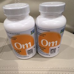Om Master Blend Mushroom Capsules w/ KSM-66 Ashwagandha 84 Non-GMO Kosher