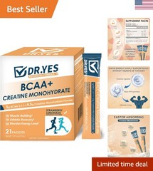 DR.YES Creatine Monohydrate Powder, Boost Strength, Muscle Recovery for Men &…