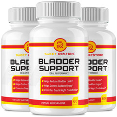 Sweet Restore Bladder Support Capsules, Sweet Restore Bladder Control (3 Pack)
