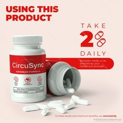 Circusync Capsules, Healthy Circulation & Blood Support Supplement – 3 Pack