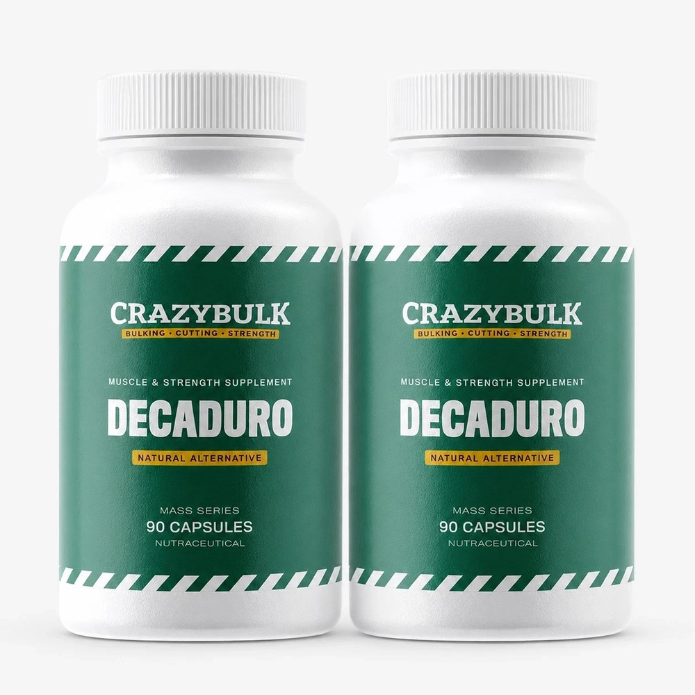 CrazyBulk MUSCLE & STRENGTH Supplement 90 Capsules, Free & Fast Ship – Pack of 2