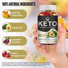 Ketogenic gummies help regulate metabolism control blood sugar and appetite 60pc