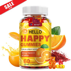 Bear Gummies – Optimistic Mood, Reduce Fatigue – with Vitamin D & Saffron