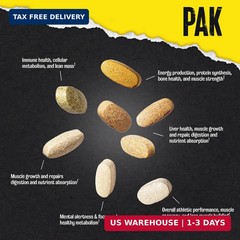 Animal Pak – Convenient Multivitamin for Men & Women Daily All-in-One Vitamin &