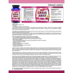 Cholesterol Support Heart Supplement & Crave Away Weight Management 60 Capsules