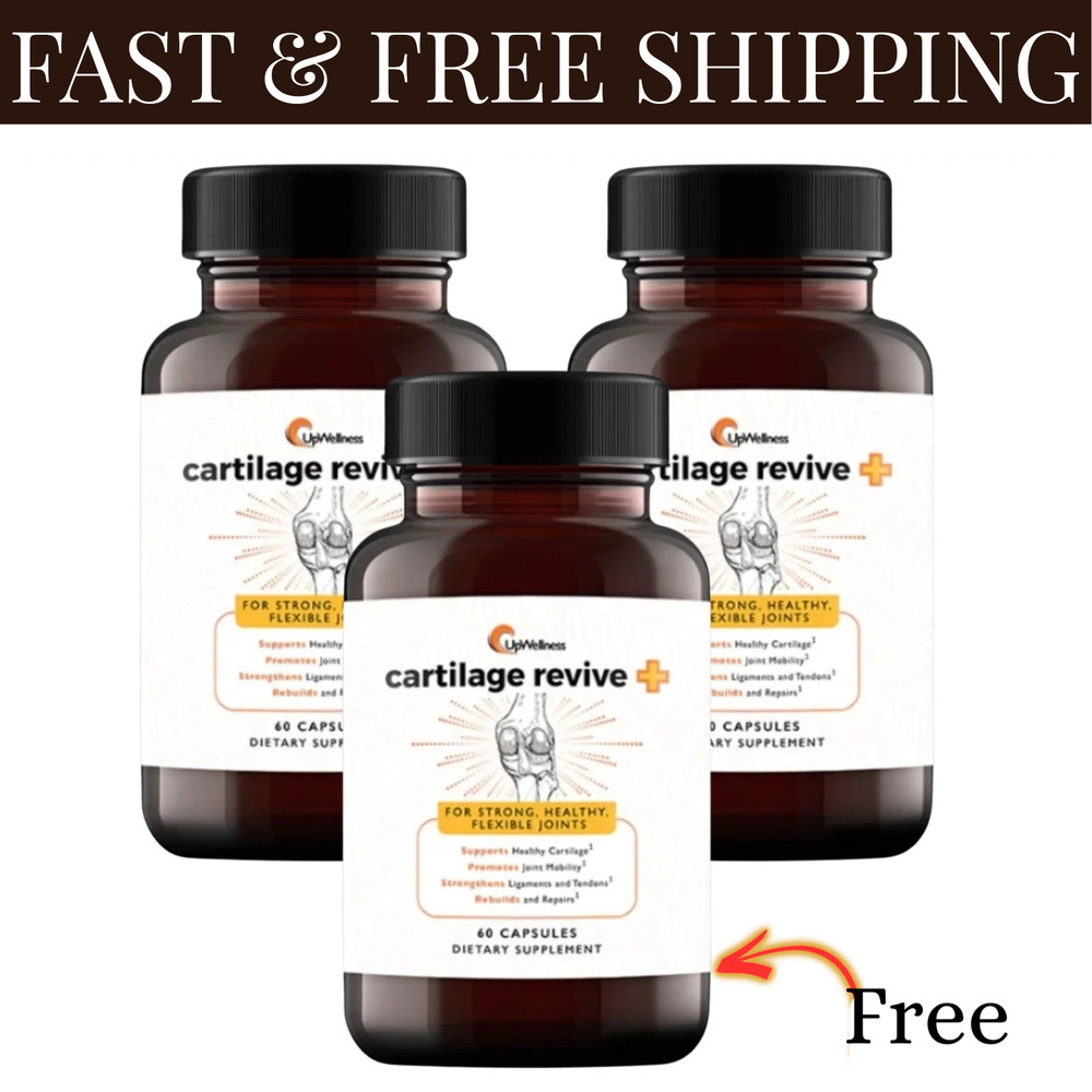 UpWellness (3Pack) Cartilage Revive + Joint Support Supplement for Men and Women