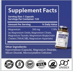 Benevolent Magnesium Supplements- Chelated And Buffered Extra Absorbtion