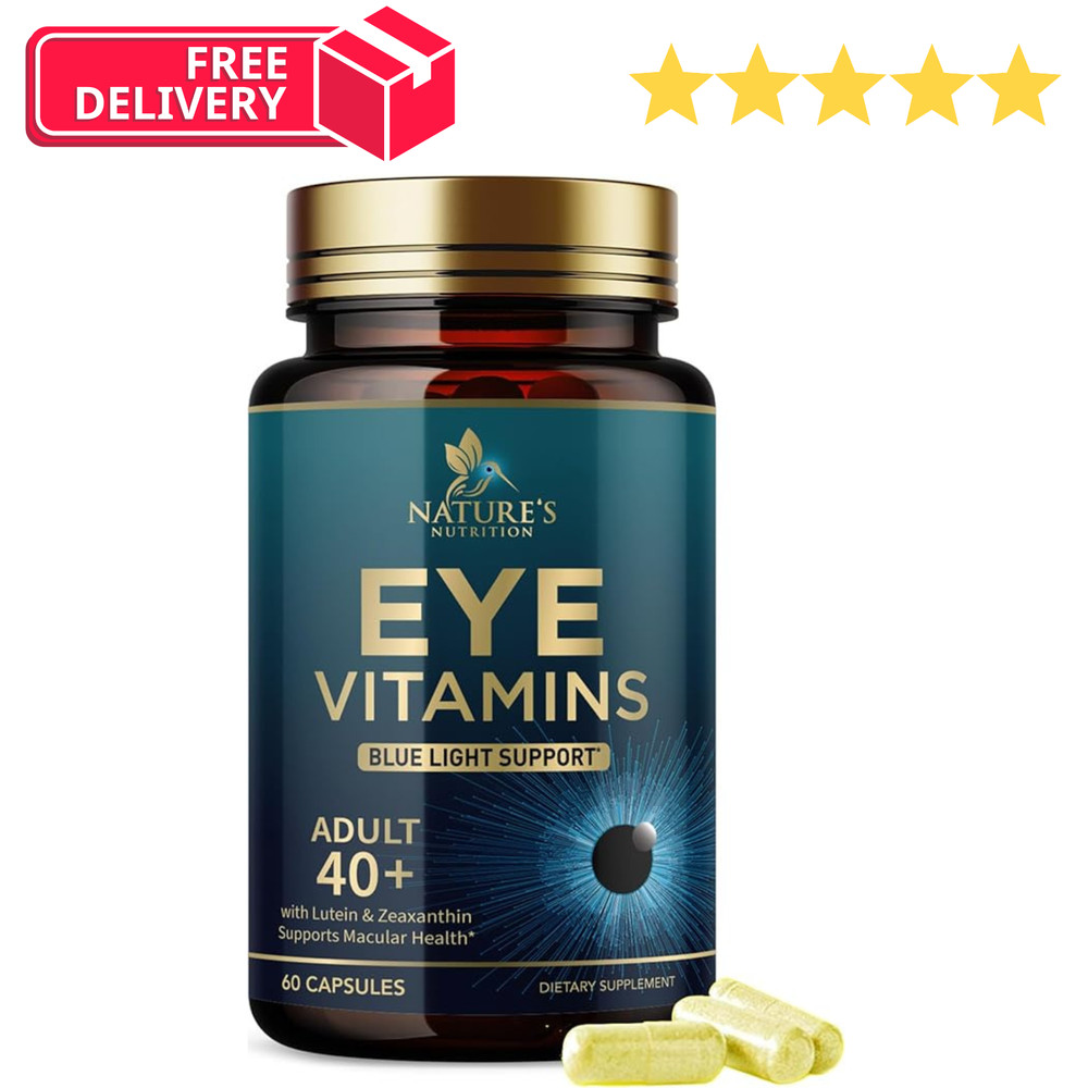 Eye Vitamins & Mineral Supplement-(60 Capsules)