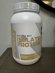 4 RAW Nutrition Grass Fed Whey Isolate Protein 2 Vanilla 2 Peanut Butter SEALED