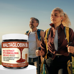 Menper Maltaglobin B12, 8oz – Malt Extract with Iron & Vitamins
