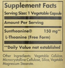 Solgar L-Theanine 150mg 60 Vegetable Capsules