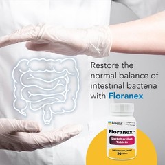 2 Pack Floranex Probiotic for Colon Health Generic for Lactinex 50 Tablets