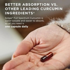 Solgar Full Spectrum CURCUMIN 60 Liquid Gels ( 60 Servings ) BEST BY 10/26