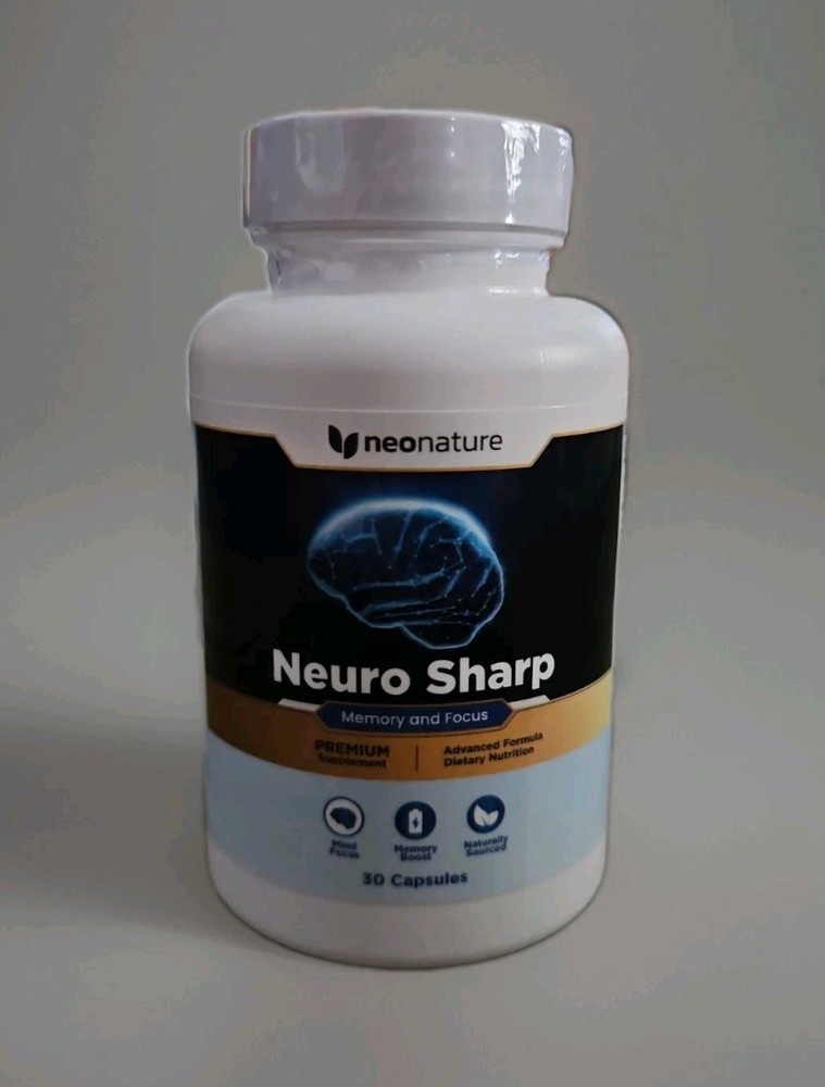Neuro Sharp Memory Focus Cognitive Support Dietary Supplement 30 ct – EXP: 10/27